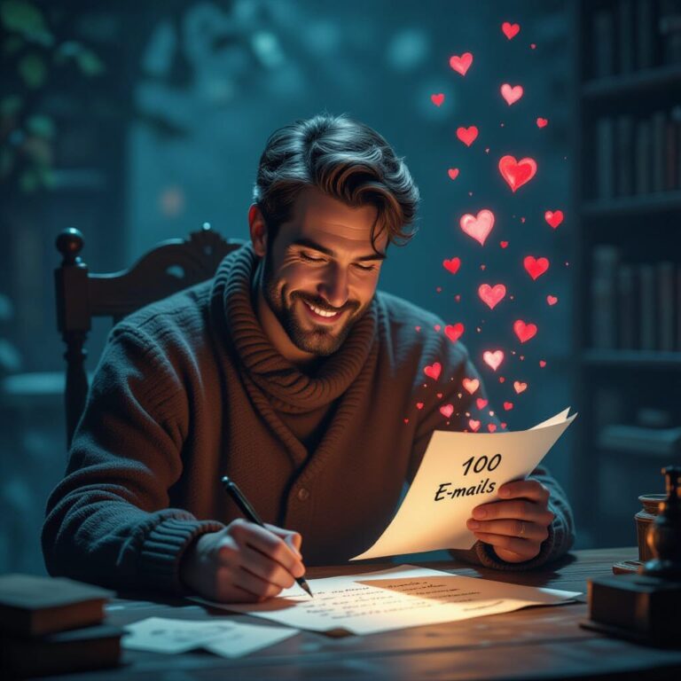 100 declarações de amor