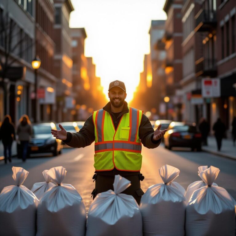 A dura lição de marketing do gari simpático